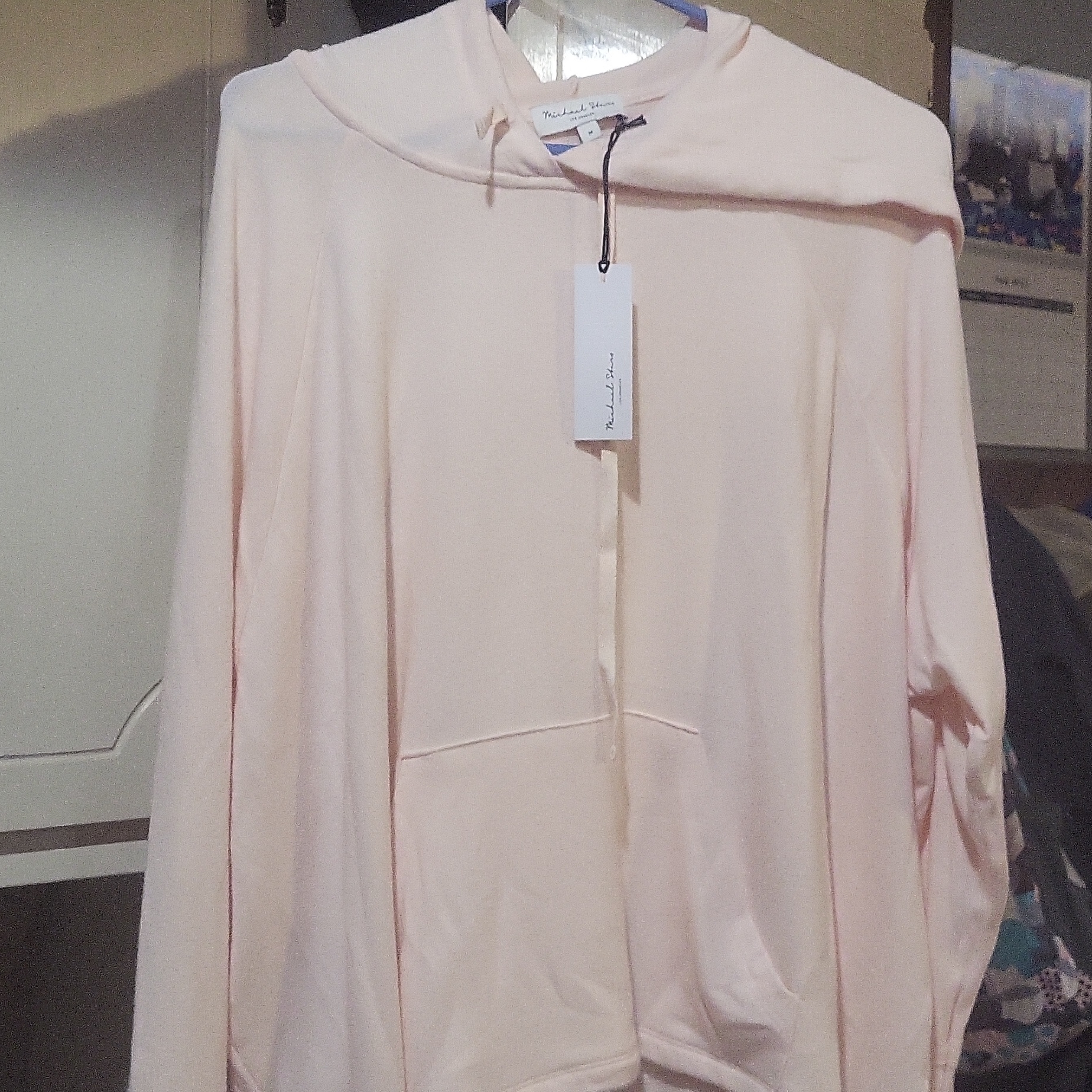 Michael Stars Hoodie M Pink